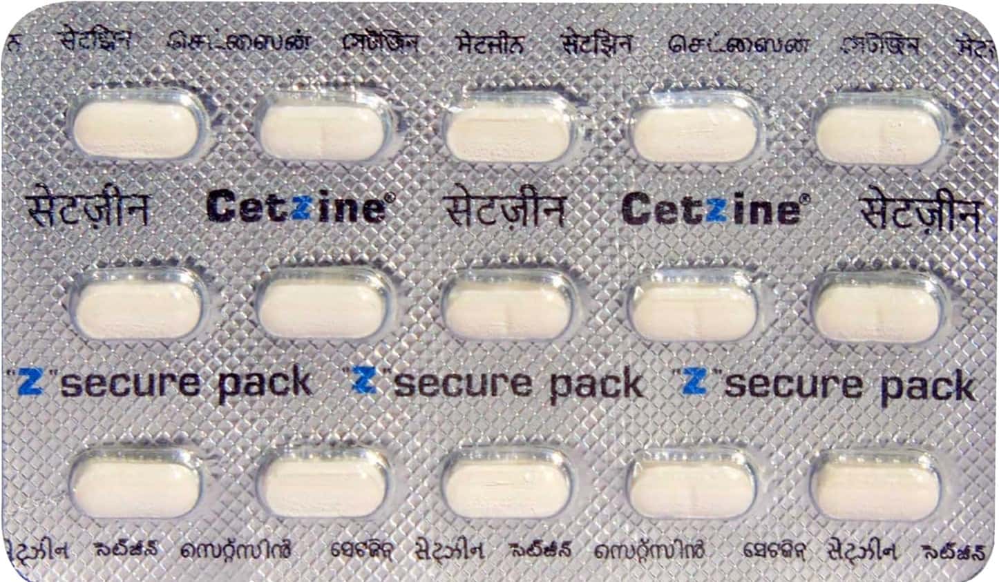 CETZINE 10MG TABS