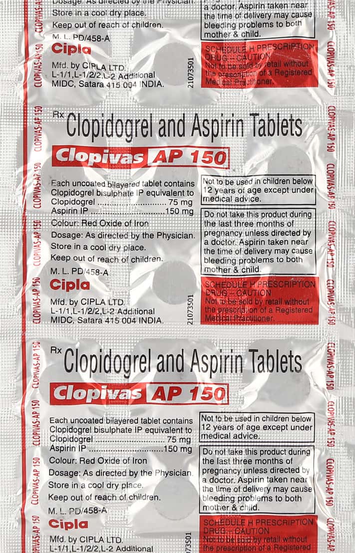 CLOPIVAS AP 150 MG TAB